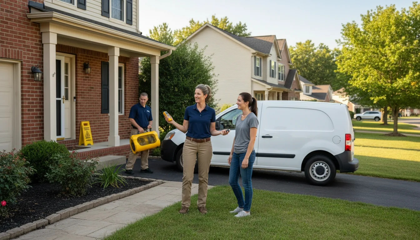 Water restoration image for Fire And Smoke Damage Restoration in Vine Grove, KY